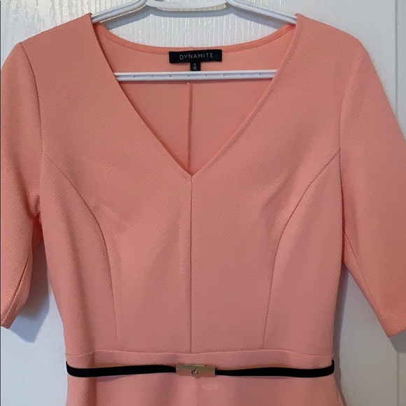 2/$30 🌻 | Dynamite | Peachy/Orange Dress - Picture 3 of 4